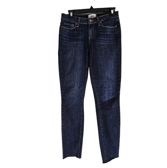 Paige Verdugo Ankle Midrise Blue Jeans 28 Preowned - Picture 1 of 8
